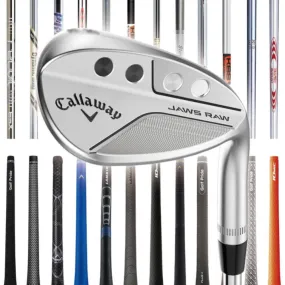 Callaway Jaws Raw Face Chrome Custom Wedge