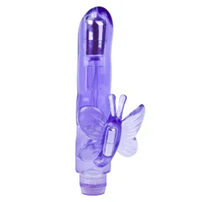 Dual Stimulator Multispeed Butterfly Jelly Rabbit Vibrator