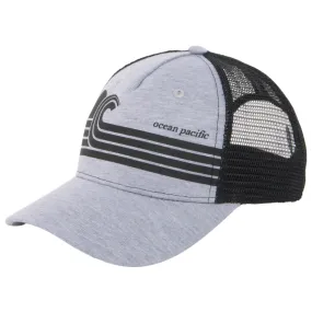 Ocean Pacific - 5 Panel Trucker Hat with Wave Print