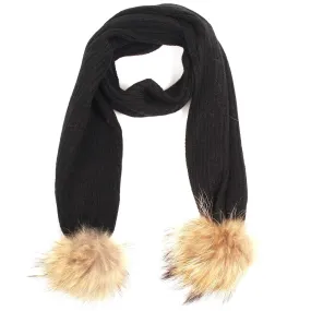 Sanremo Girls Scarf With Pompom